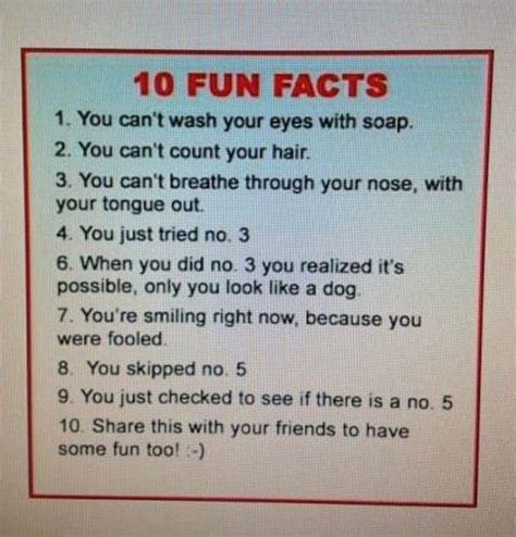 funny facts to make you laugh